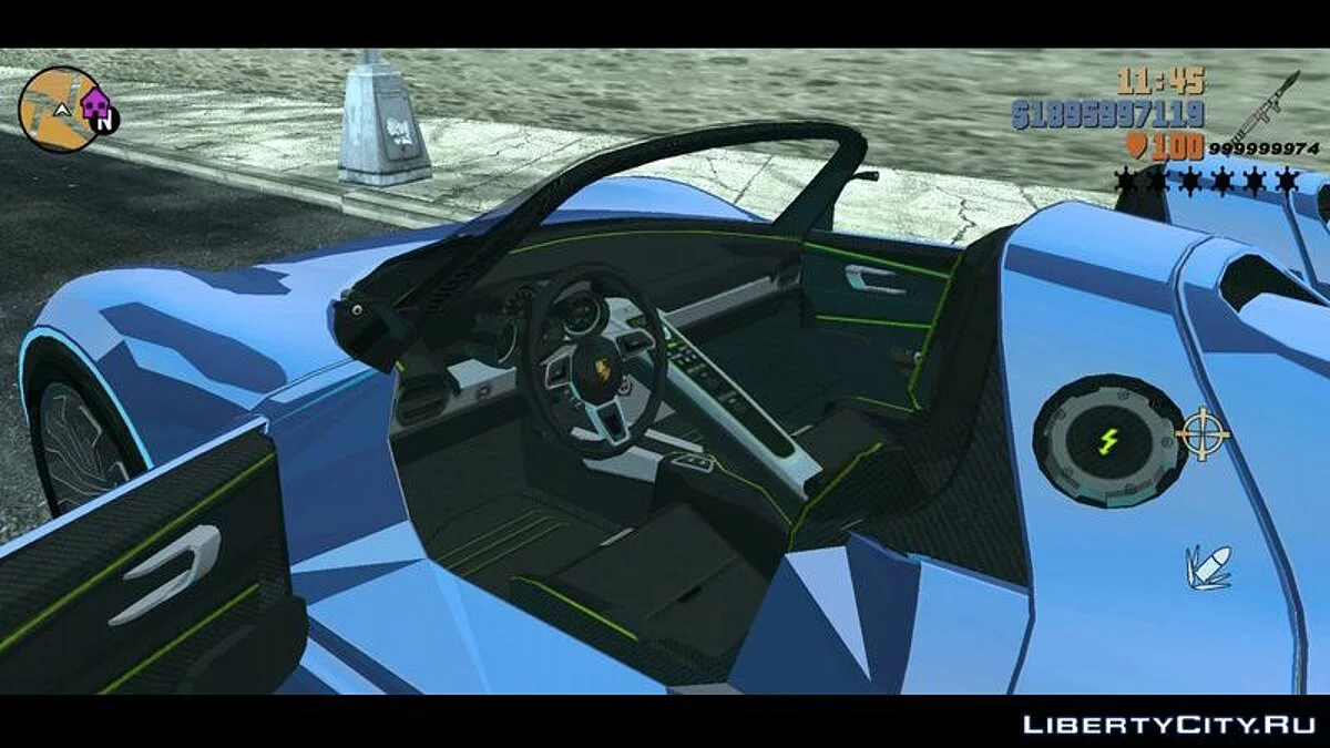 Porsche 918 Spyder / GTA 3 (iOS, Android)