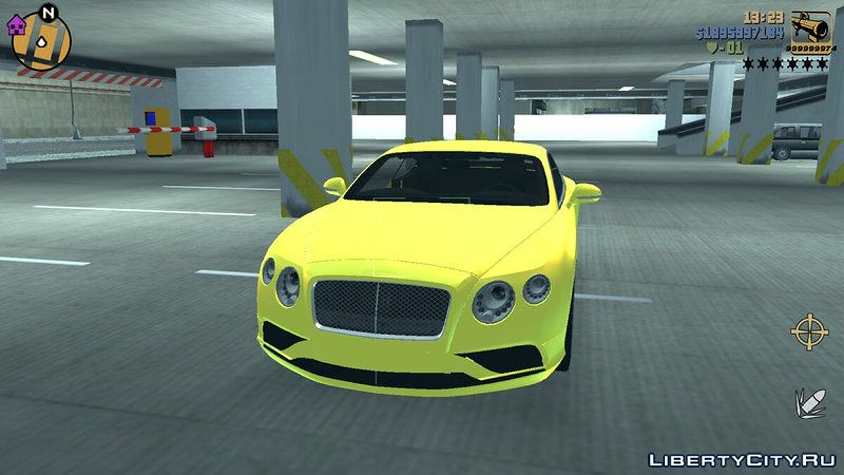 Скачать Bentley Continental GT 2016 для GTA 3 (iOS, Android)