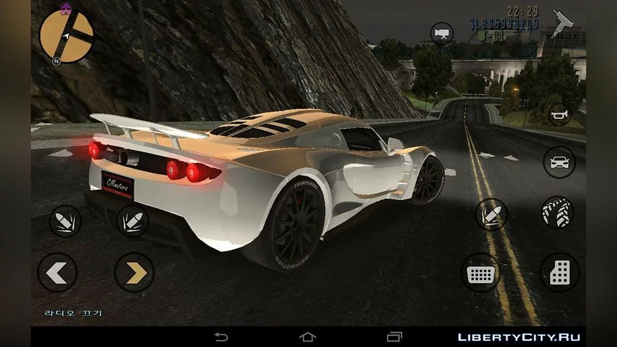 Hennessey Venom GT из Asphalt 8 / GTA 3 (iOS, Android)