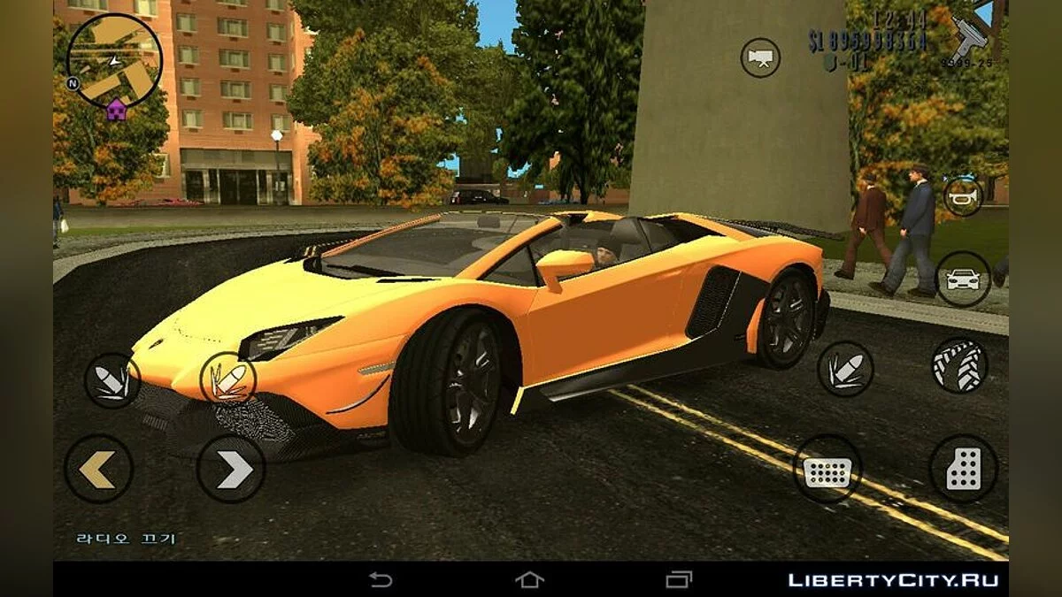 Lamborghini Aventador 50th Roadster / GTA 3 (iOS, Android)