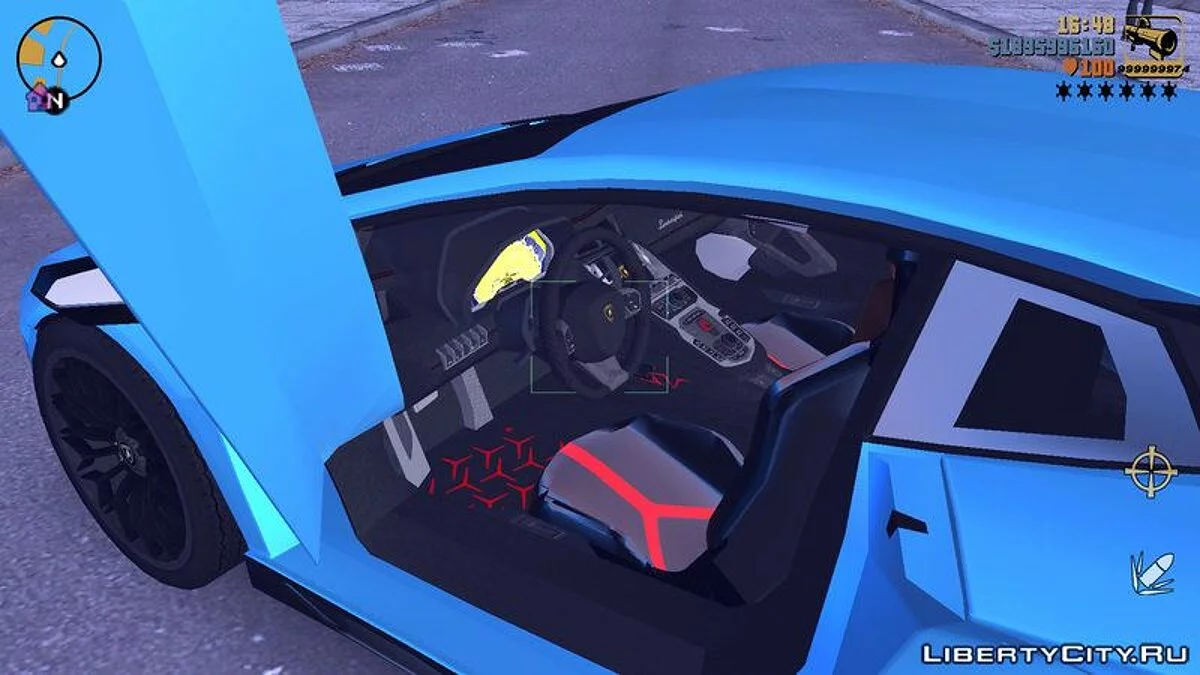 Lamborghini Aventador SV V2 / GTA 3 (iOS, Android)