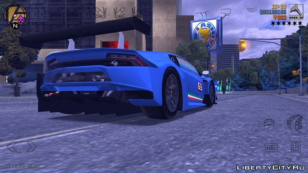 Lamborghini Huracan GT3 / GTA 3 (iOS, Android)