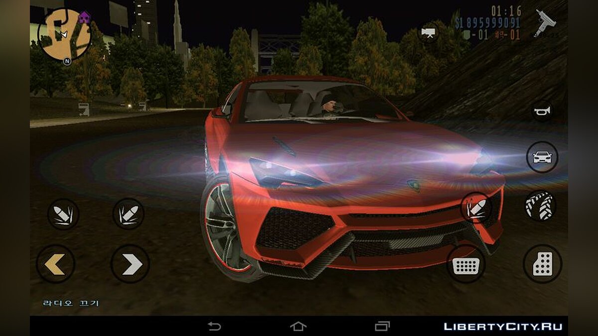 Скачать Lamborghini Urus из Asphalt 8 для GTA 3 (iOS, Android)