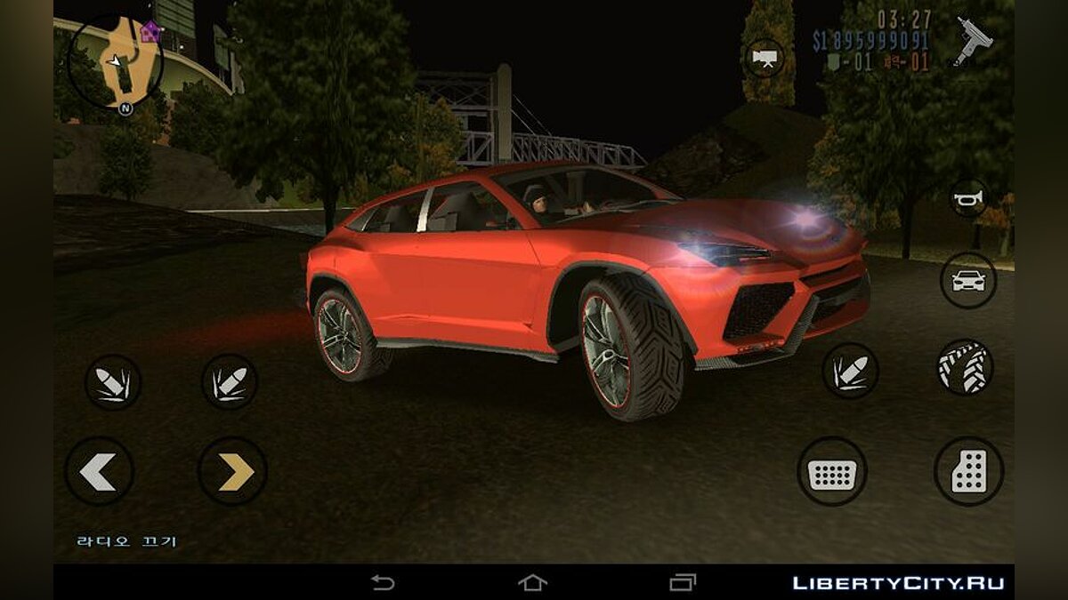 Скачать Lamborghini Urus из Asphalt 8 для GTA 3 (iOS, Android)