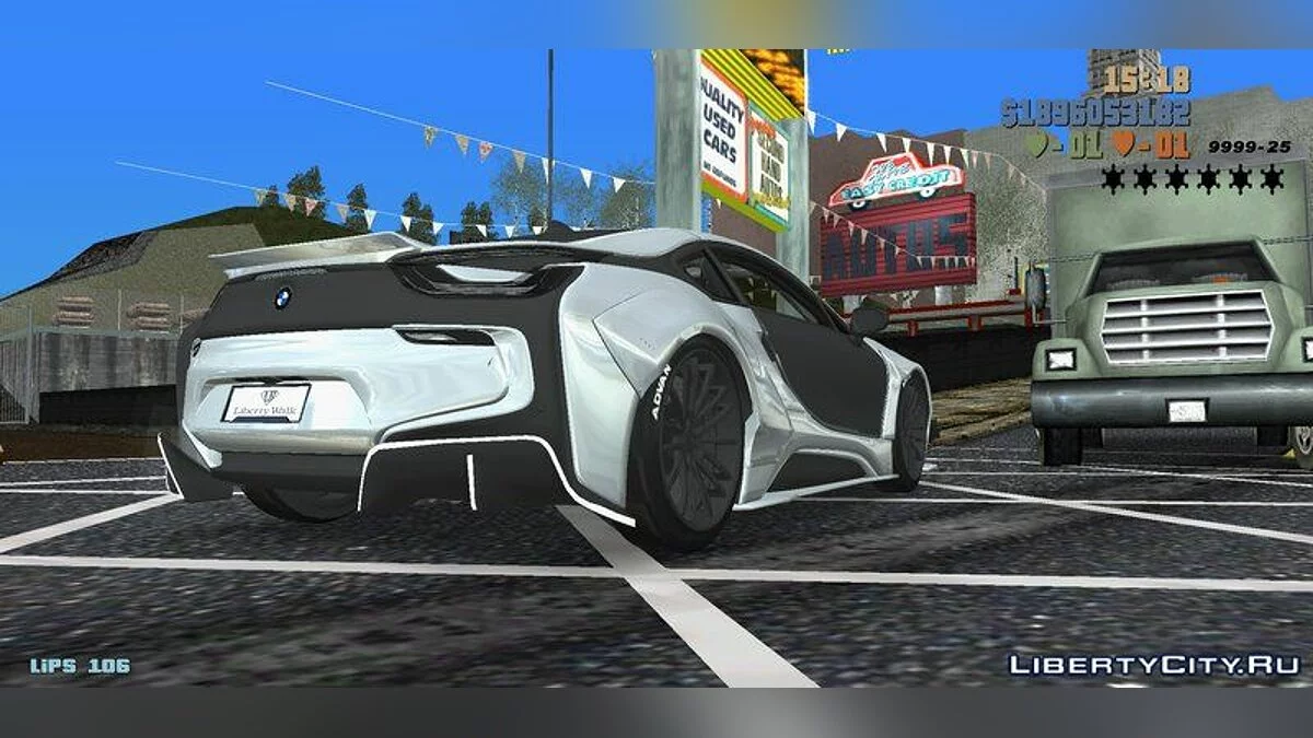 BMW i8 LibertyWalk 2017 / GTA 3 (iOS, Android)