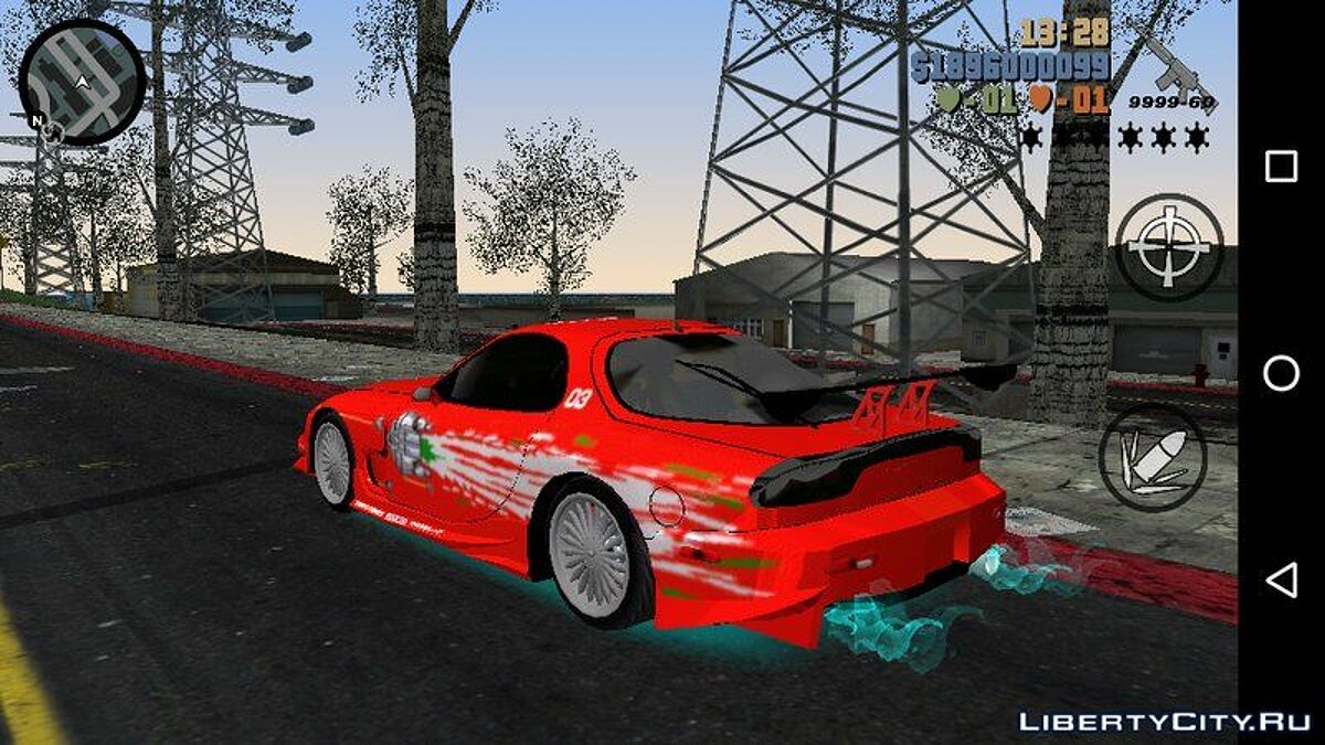 Скачать MAZDA RX7 FNF для GTA 3 (iOS, Android)