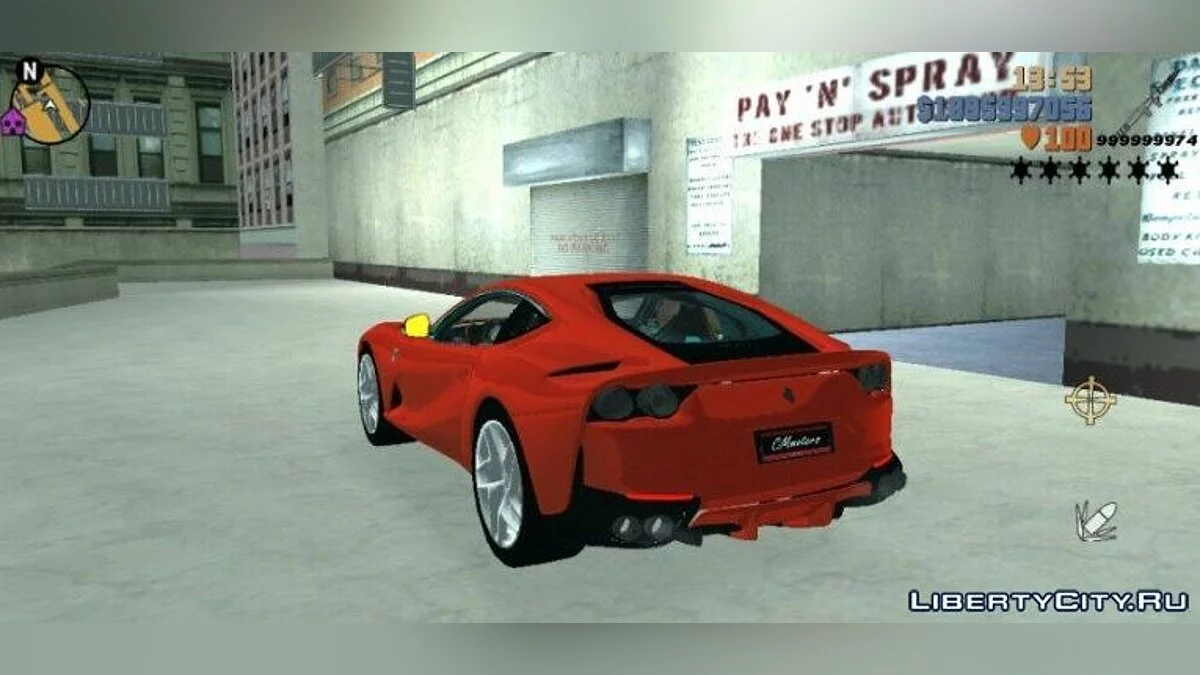 Ferrari 812 SF / GTA 3 (iOS, Android)