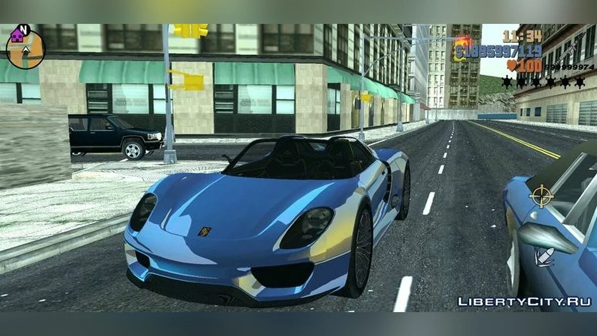 Porsche 918 Spyder / GTA 3 (iOS, Android)