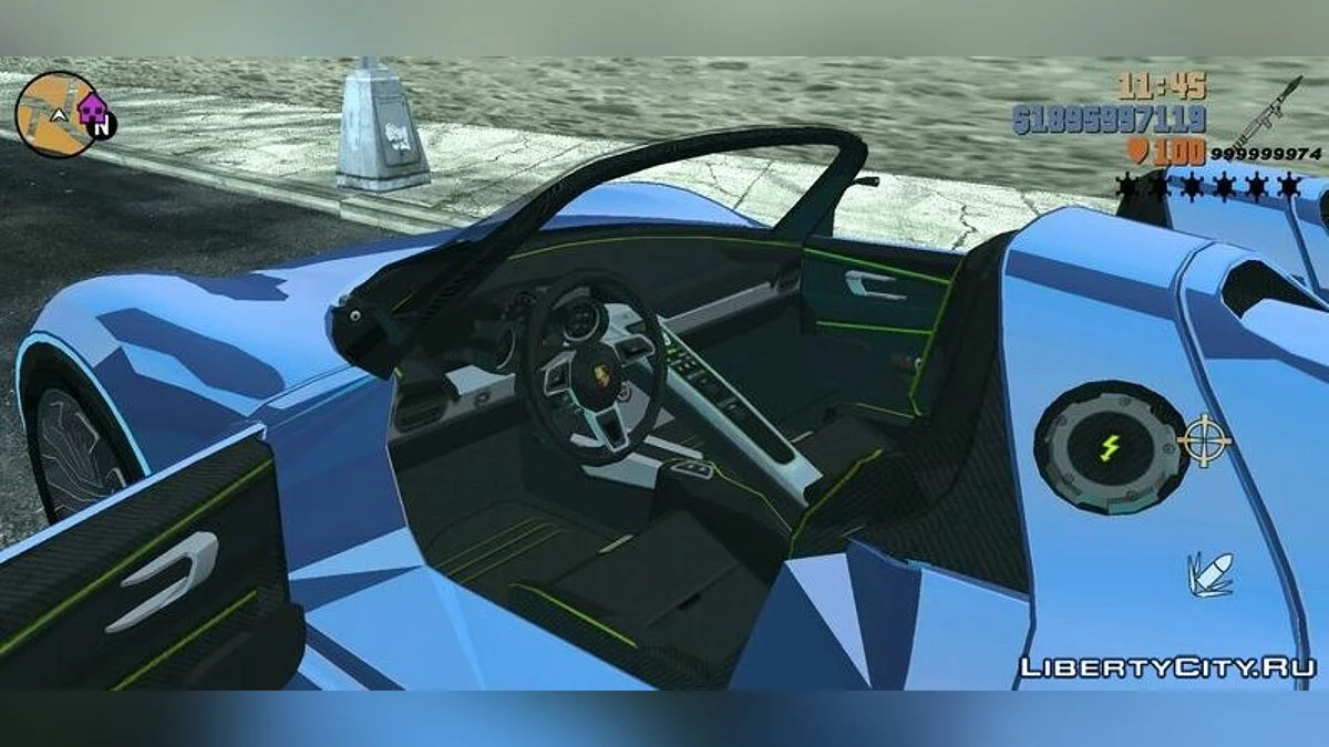 Porsche 918 Spyder / GTA 3 (iOS, Android)