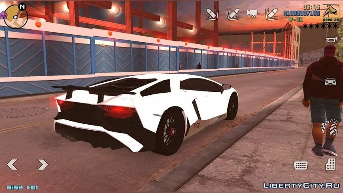 Lamborghini Aventador SV / GTA 3 (iOS, Android)
