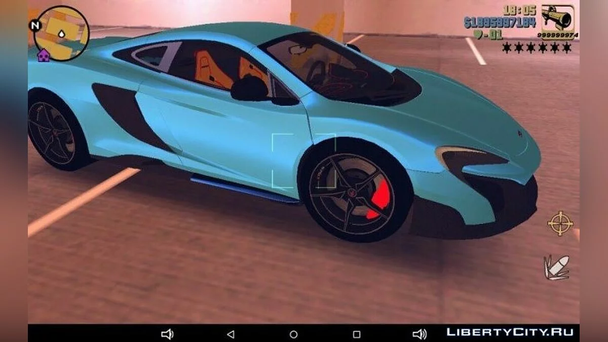 2016 Mclaren 675LT Coupe / GTA 3 (iOS, Android)
