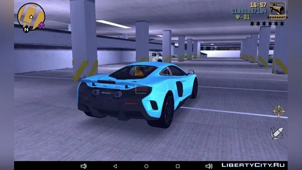 2016 Mclaren 675LT Coupe / GTA 3 (iOS, Android)
