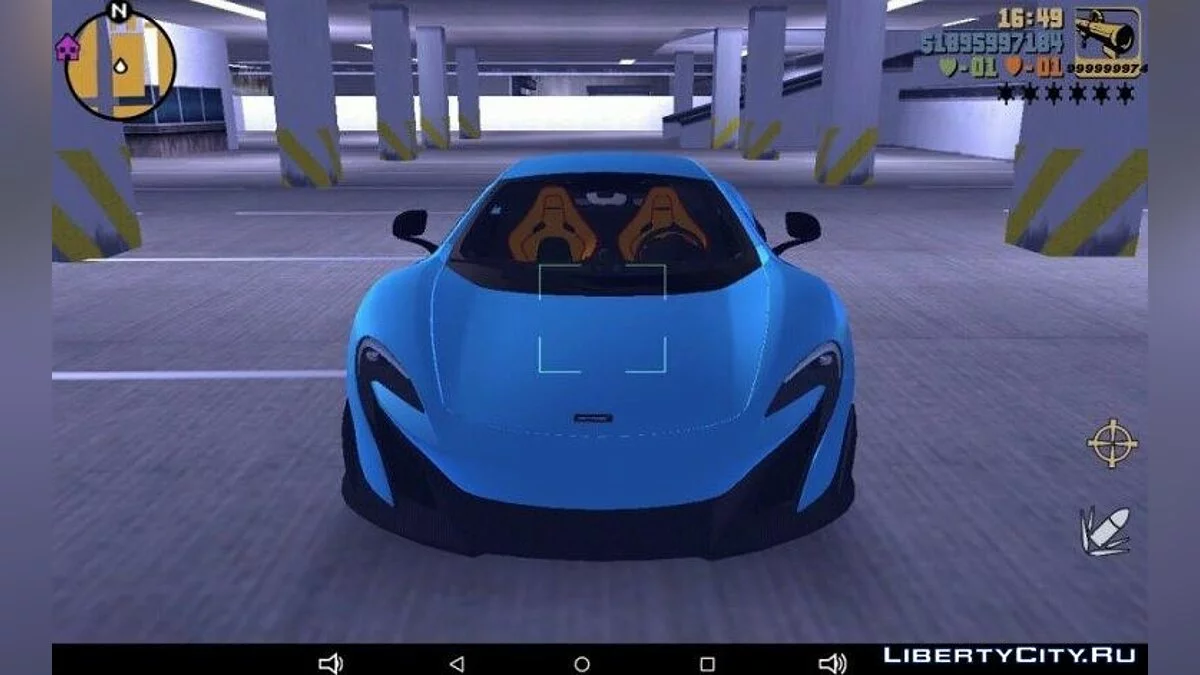 2016 Mclaren 675LT Coupe / GTA 3 (iOS, Android)