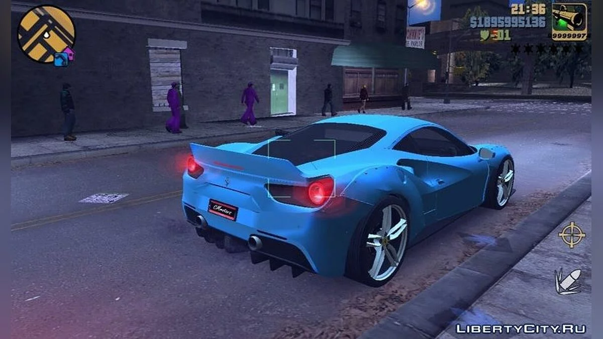 Ferrari 488 GTB LB / GTA 3 (iOS, Android)