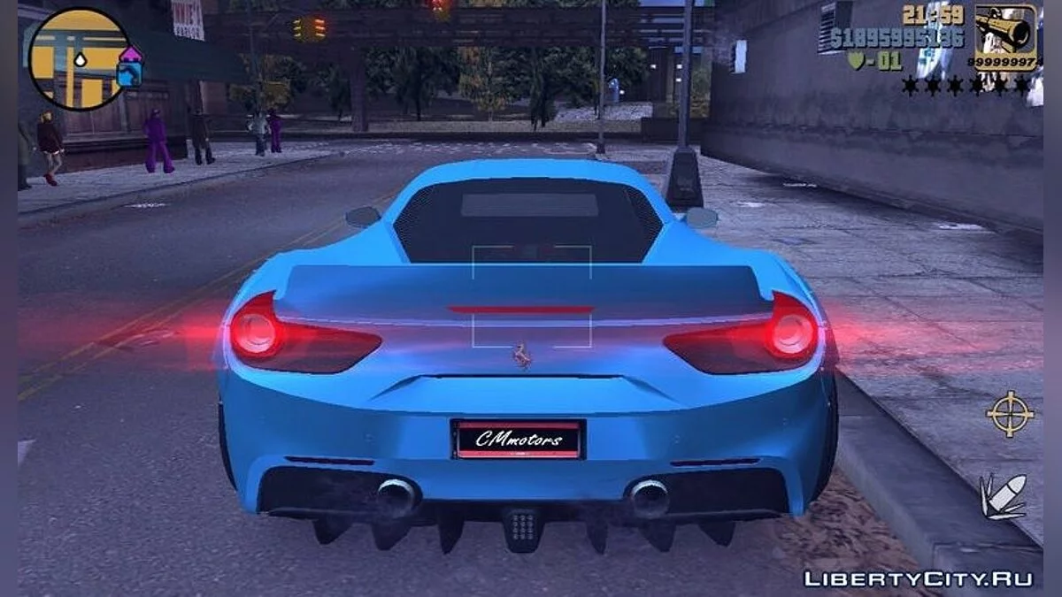 Ferrari 488 GTB LB / GTA 3 (iOS, Android)