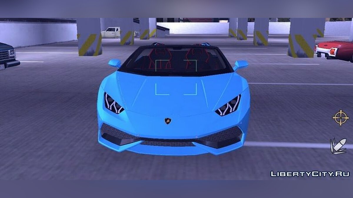 Скачать Lamborghini Huracan Spyder для GTA 3 (iOS, Android)