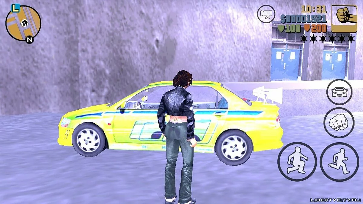 Mitsubishi Lancer Evo f2f2 / GTA 3 (iOS, Android)