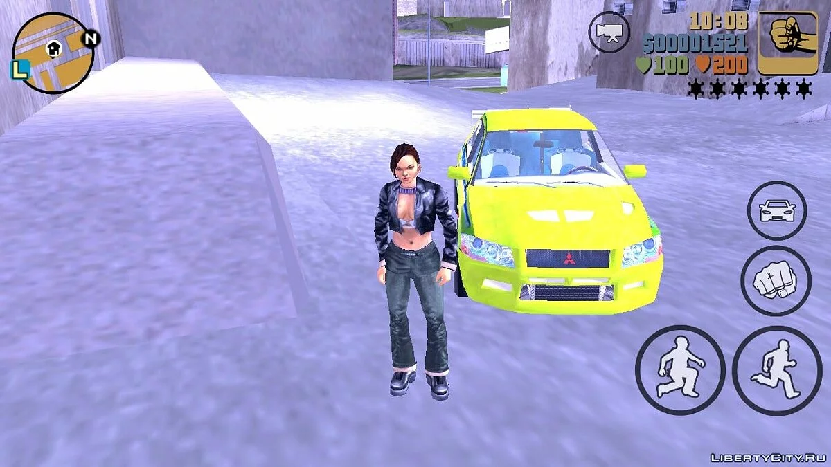 Mitsubishi Lancer Evo f2f2 / GTA 3 (iOS, Android)