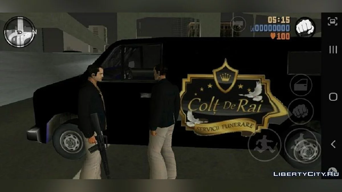 Volskwagen T5 Romanian Funerar Service / GTA 3 (iOS, Android)
