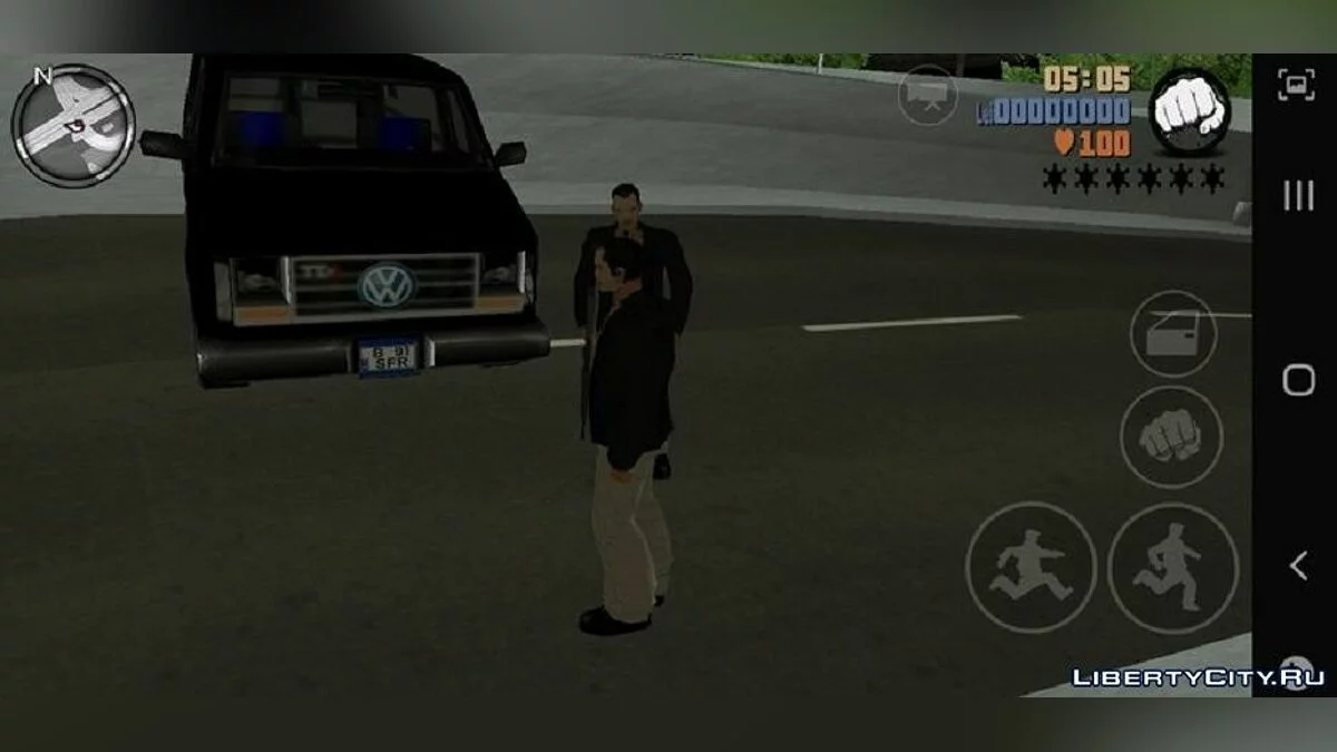 Volskwagen T5 Romanian Funerar Service / GTA 3 (iOS, Android)