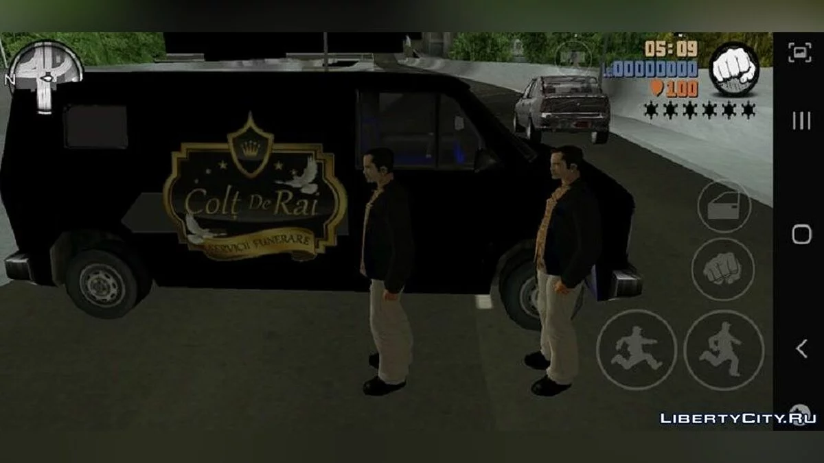 Volskwagen T5 Romanian Funerar Service / GTA 3 (iOS, Android)