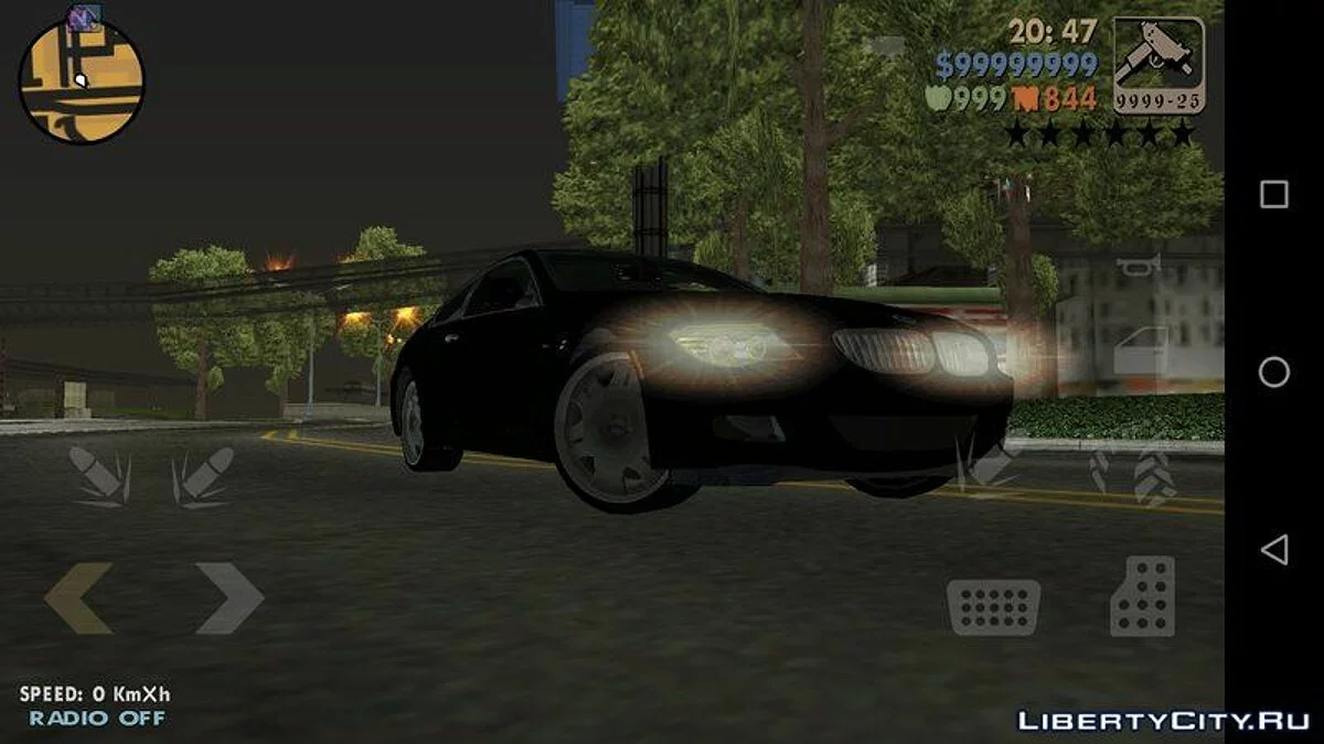 BMW M6 E63 / GTA 3 (iOS, Android)