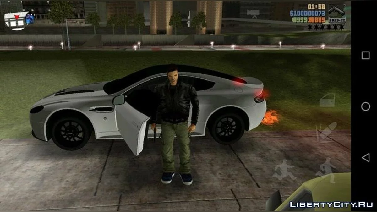 Aston Martin V12 Vantage S / GTA 3 (iOS, Android)