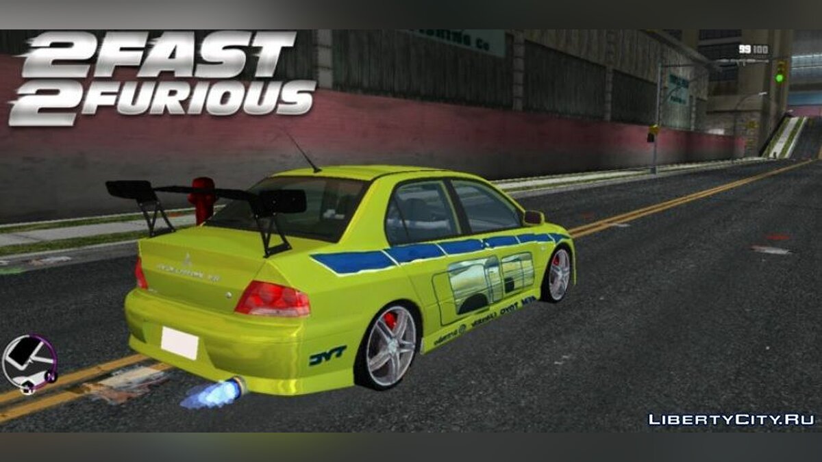 Скачать Mitsubishi Lancer Evolution VII для GTA 3 (iOS, Android)