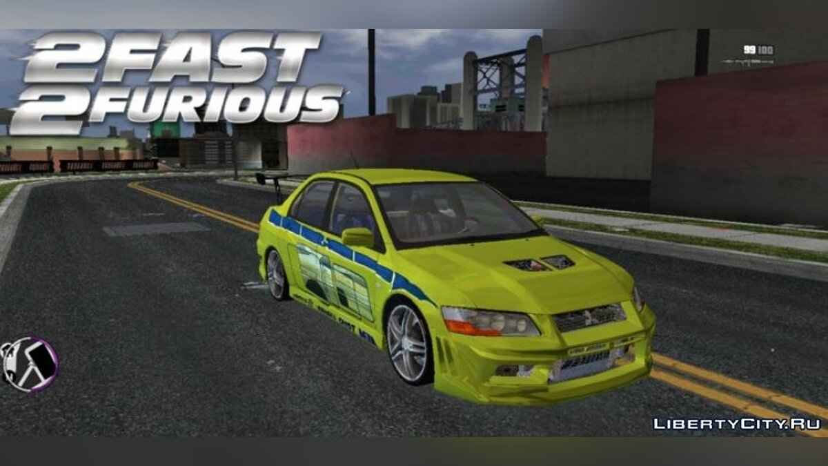 Скачать Mitsubishi Lancer Evolution VII для GTA 3 (iOS, Android)