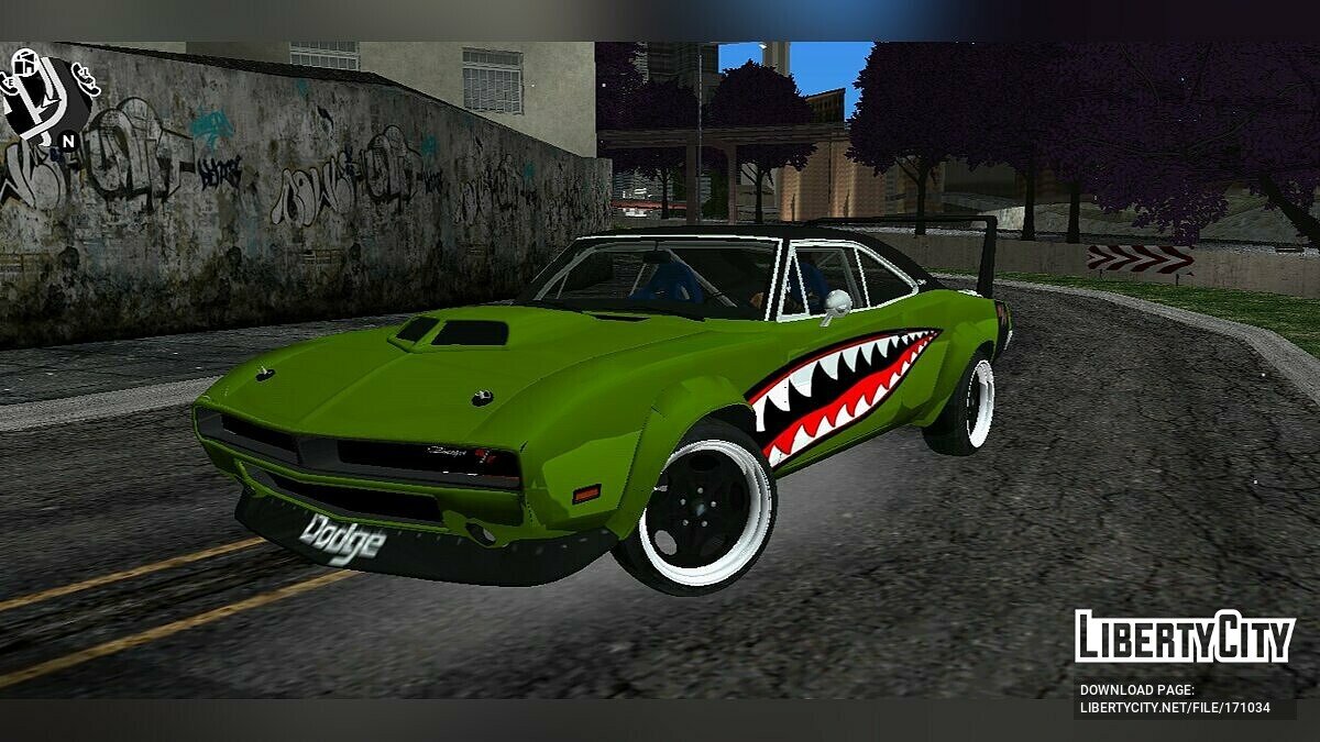 Скачать Dodge Charger RT 1969 SharkWide для GTA 3 (iOS, Android)