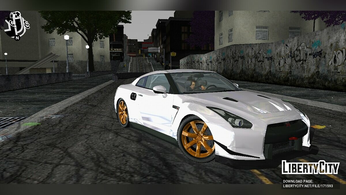 Скачать Nissan GT-R Shift 2 для GTA 3 (iOS, Android)