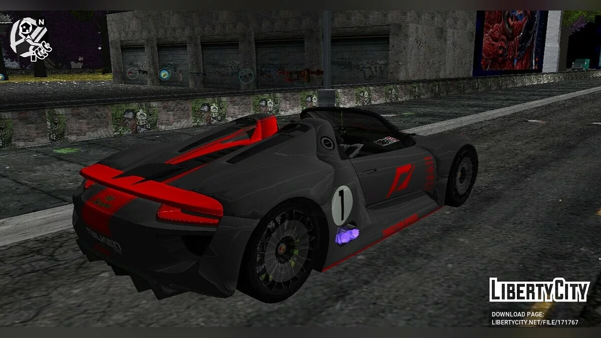 Porsche 918 Spyder Concept Study / GTA 3 (iOS, Android)