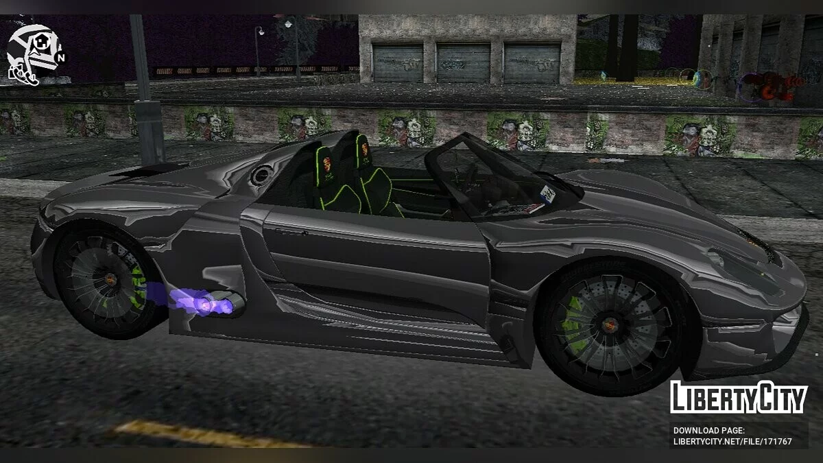 Porsche 918 Spyder Concept Study / GTA 3 (iOS, Android)