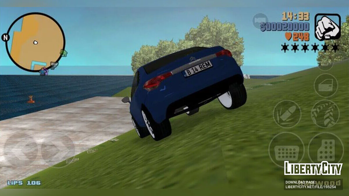 Citroën C4 Civil / GTA 3 (iOS, Android)