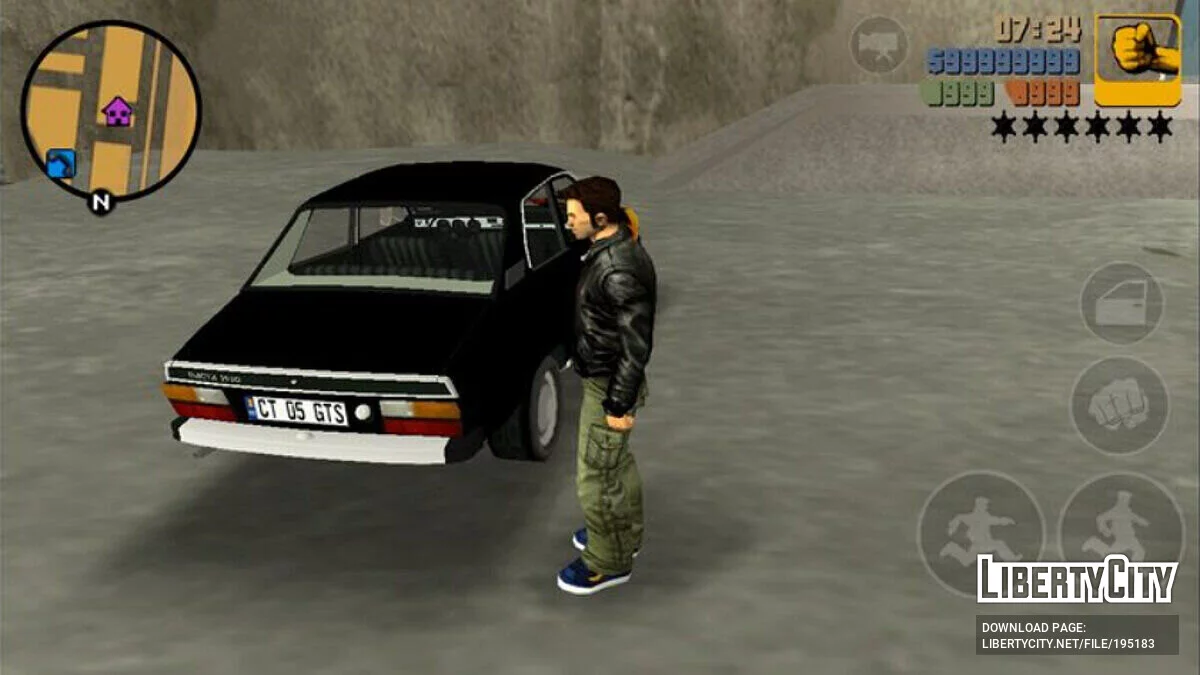 Dacia 1410 / GTA 3 (iOS, Android)