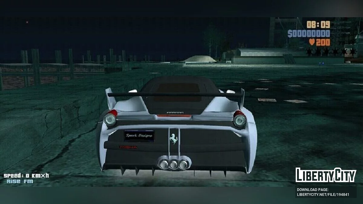 Ferrari 458 Italia Misha Design / GTA 3 (iOS, Android)