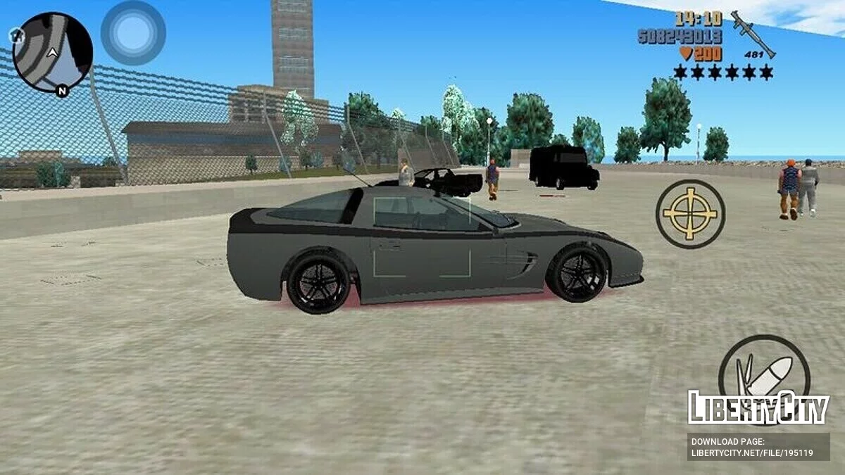 GTA 4 Coquette Vehicle / GTA 3 (iOS, Android)