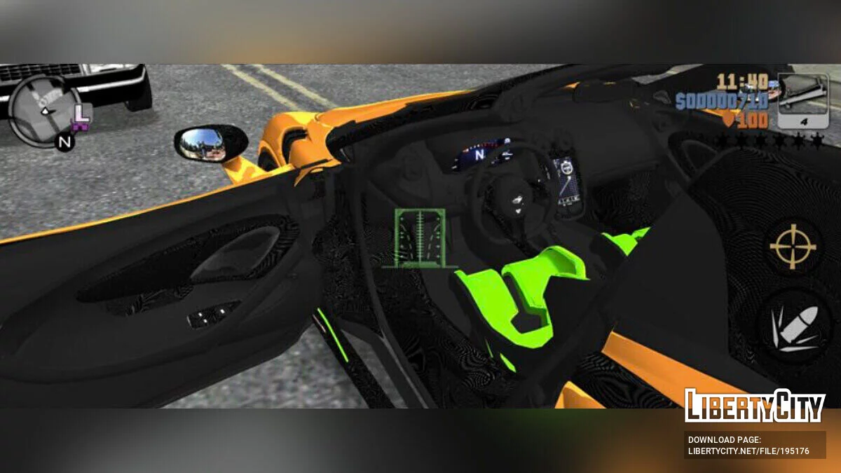 McLaren 600LT Spider 2020 / GTA 3 (iOS, Android)