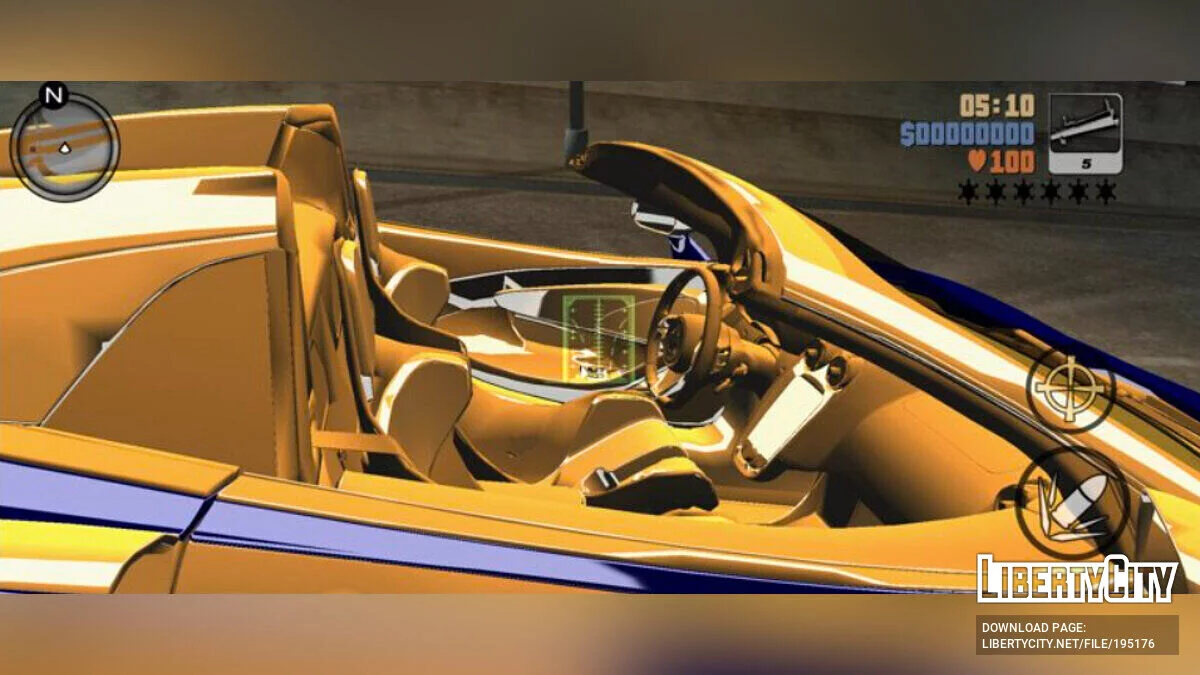 McLaren 600LT Spider 2020 / GTA 3 (iOS, Android)