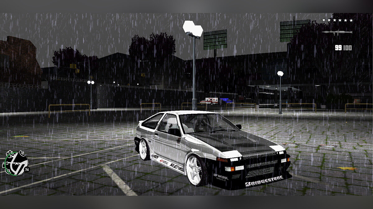 Скачать Toyota Trueno AE86 Touge Drift для GTA 3 (iOS, Android)