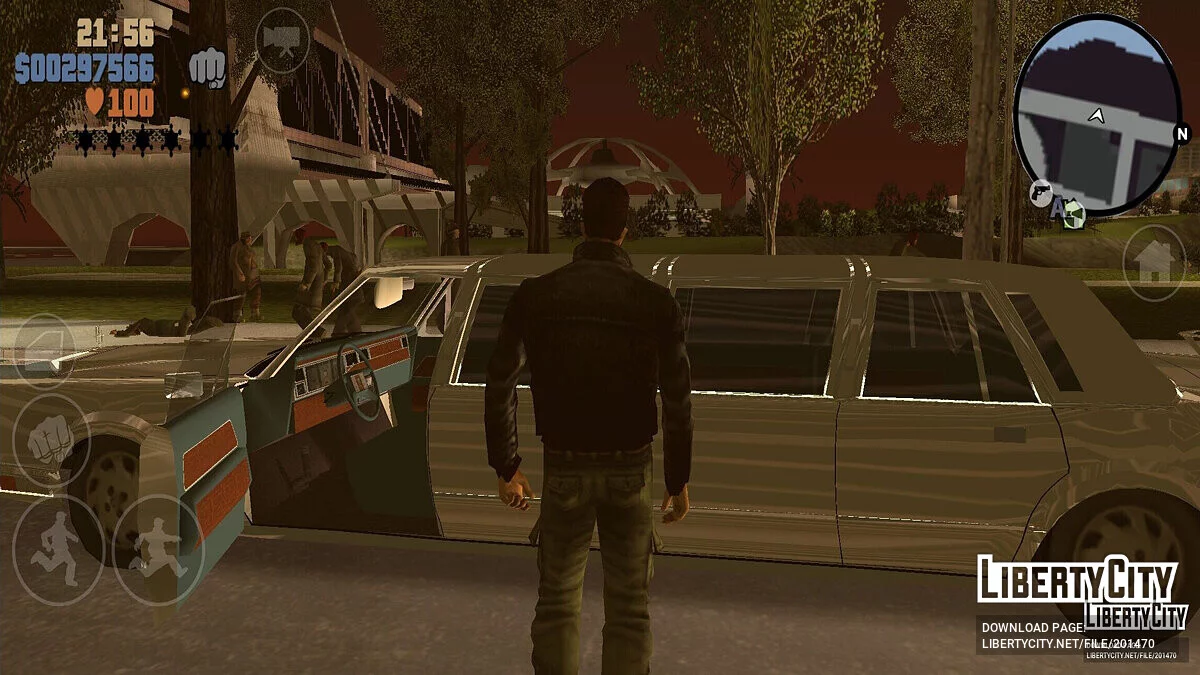 Lincoln Town Car II -  Лимузин / GTA 3 (iOS, Android)