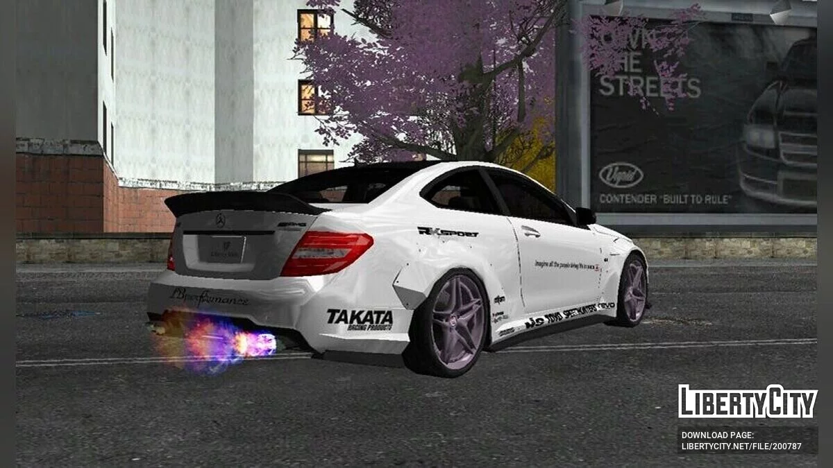 Mercedes-Benz C63 AMG Liberty Walk / GTA 3 (iOS, Android)