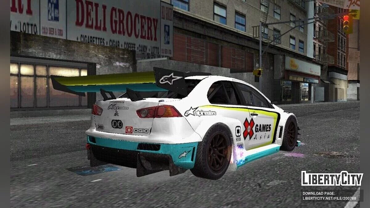 Mitsubishi Lancer Evo X Trailblazer / GTA 3 (iOS, Android)