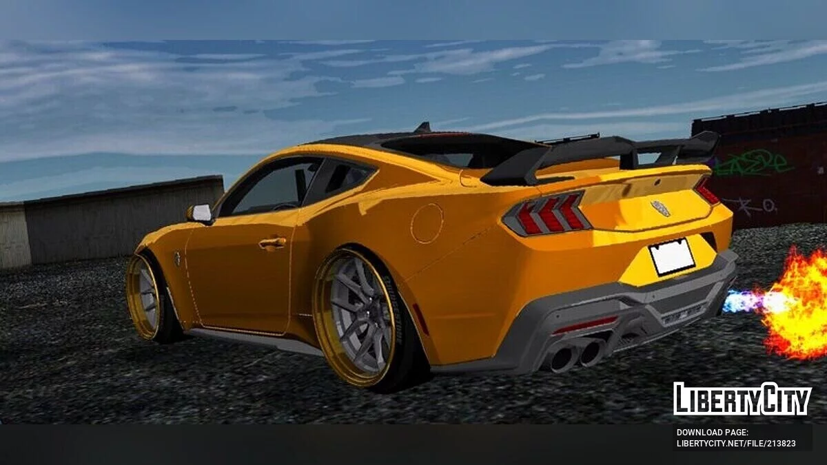 Ford Mustang Dark Horse 2024 / GTA 3 (iOS, Android)