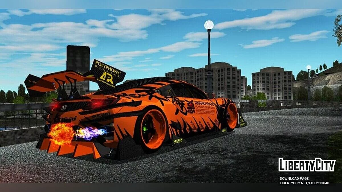 Honda NSX Angryman / GTA 3 (iOS, Android)