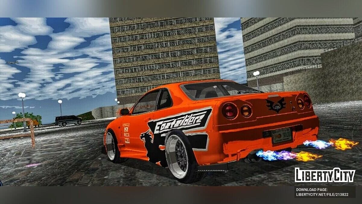 Nissan Skyline R34 GT-R / GTA 3 (iOS, Android)