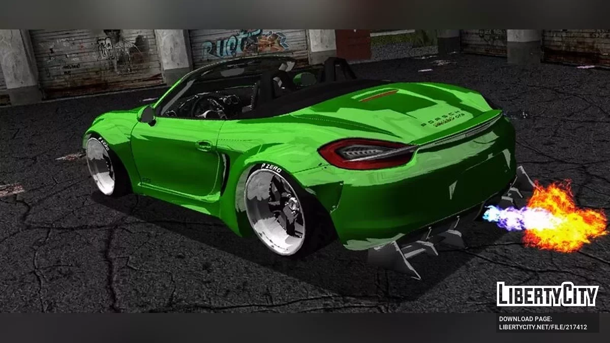 Porsche Boxster GTS LB Work / GTA 3 (iOS, Android)