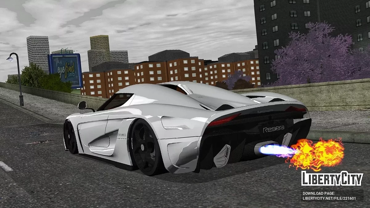 Koenigsegg Regera 2015 / GTA 3 (iOS, Android)