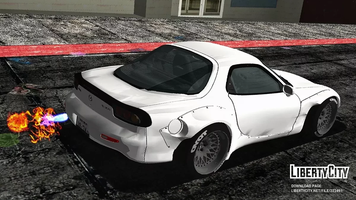 Mazda RX-7 Series III [FD] '97 Rocket Bunny / GTA 3 (iOS, Android)