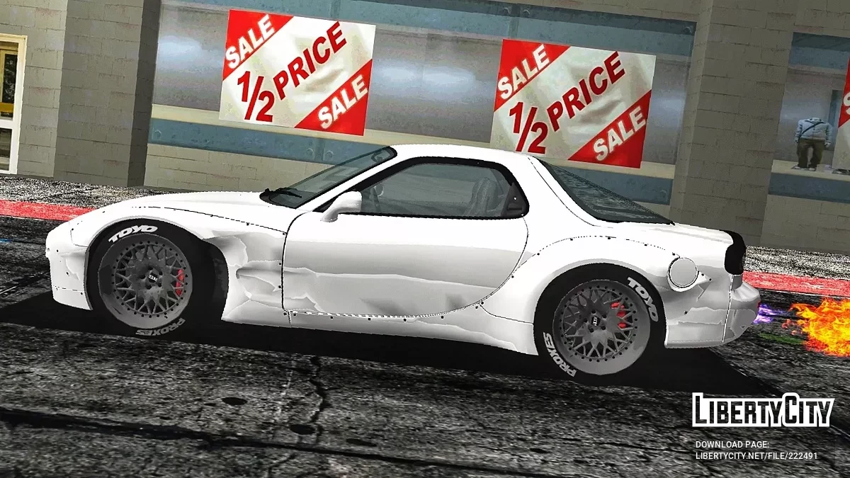 Mazda RX-7 Series III [FD] '97 Rocket Bunny / GTA 3 (iOS, Android)